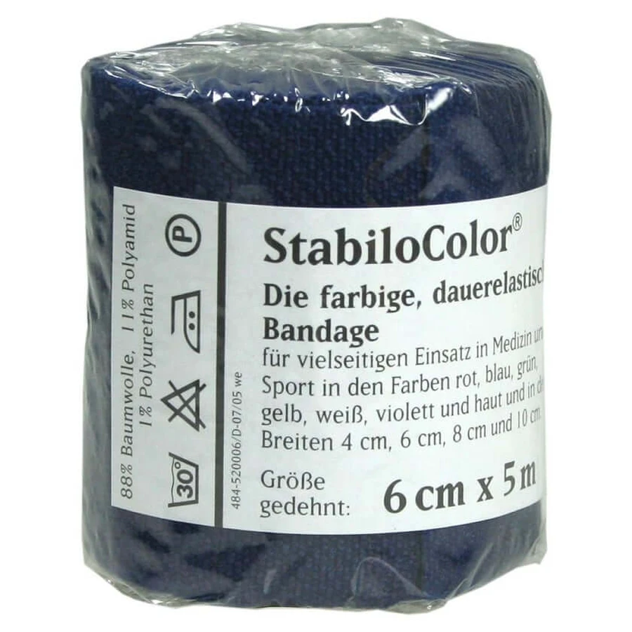 BORT Bandaj Stabilocolor 6 cm albastru 1 buc