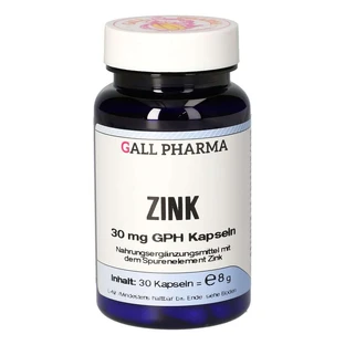 ZINC 30 mg GPH Capsules 30 Capsules