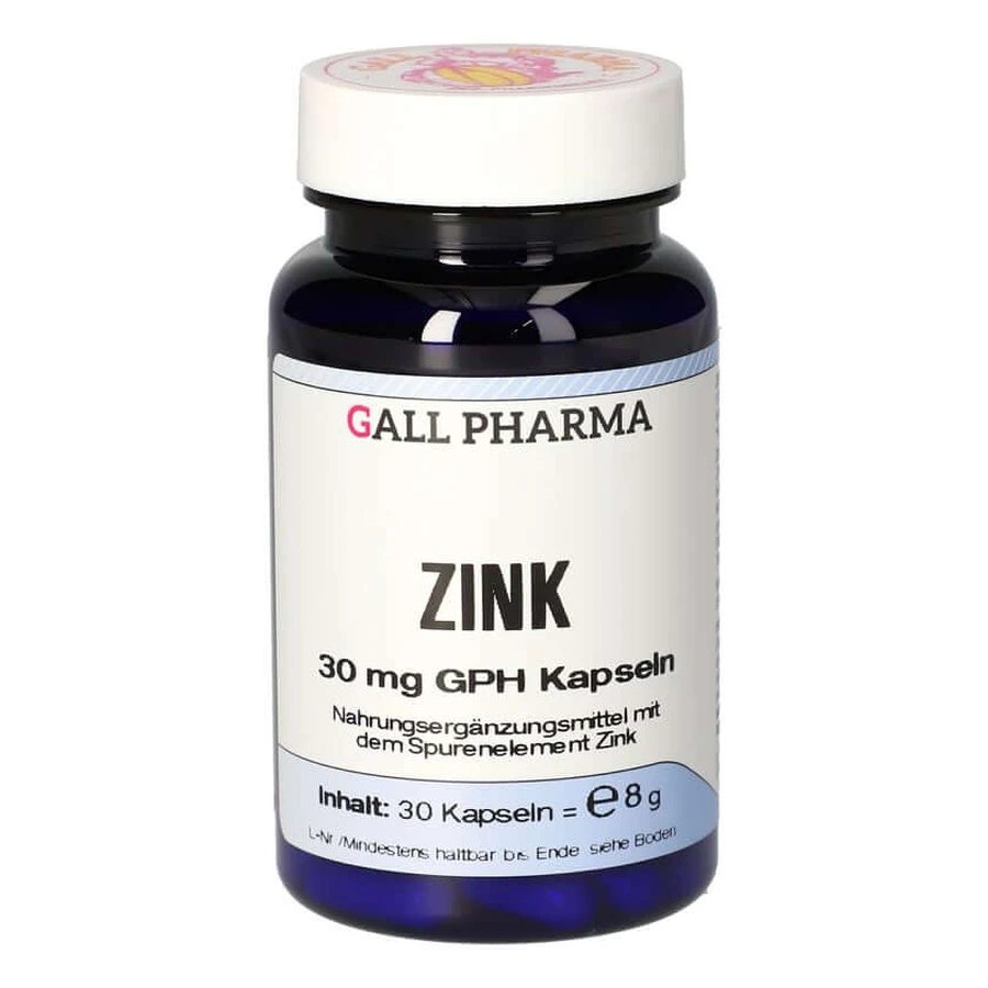 ZINC 30 mg GPH Capsules 30 Capsules