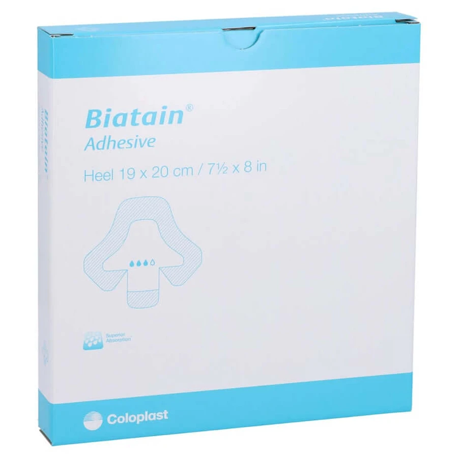 Biatain apósito espuma talón 19x20 cm 5 uds.
