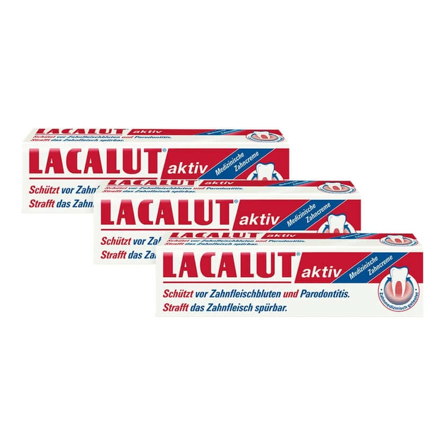 LACALUT aktiv Zahncreme 3X100 ml