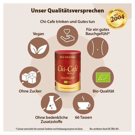 Chi-Cafe BIO Wellness Koffie met Reishi en Guarana-Extrak 400 g