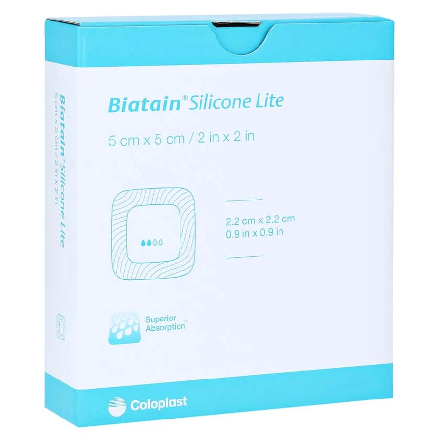 Apósito de espuma Biatain Silicone Lite 5 uds.