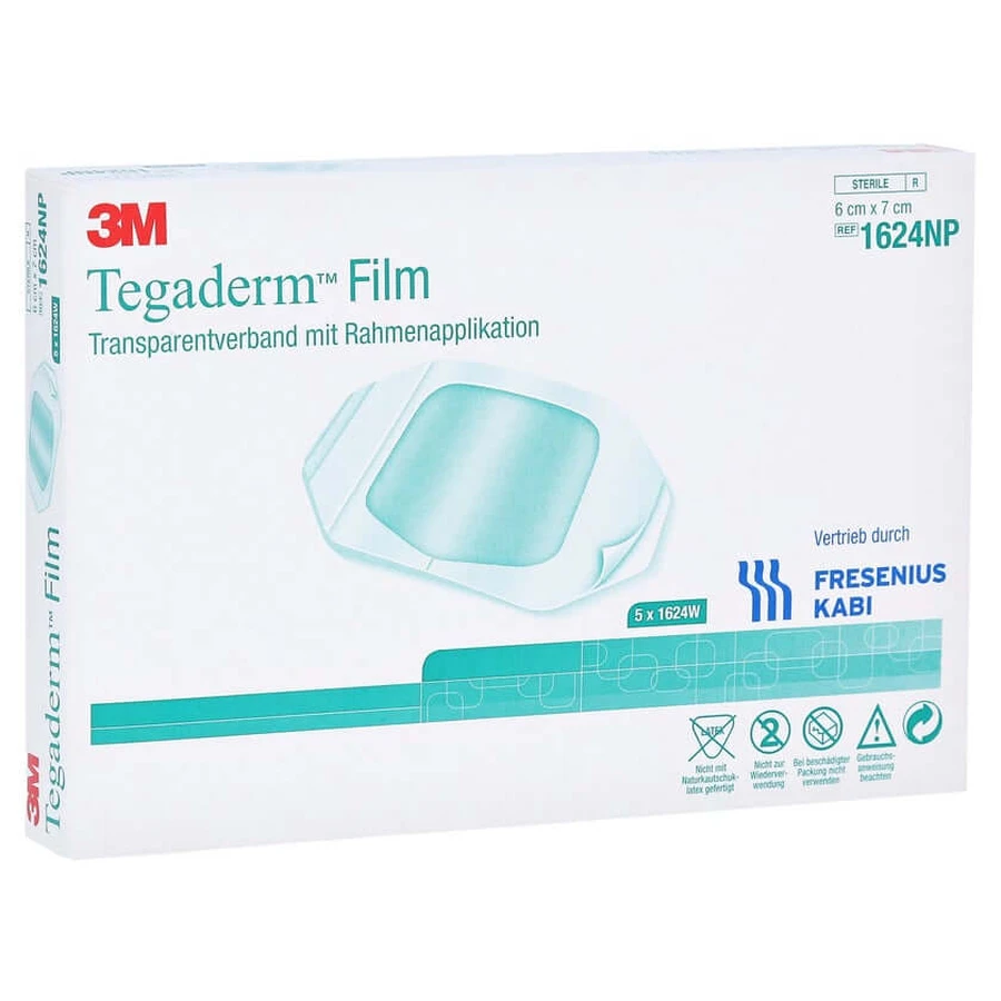 Tegaderm Film 6x7 cm 1624NP 5 St