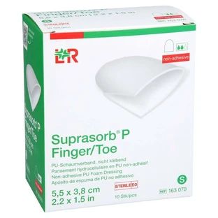 Suprasorb P finger/toe Pu-foam bandage sterile size s 10 pcs.