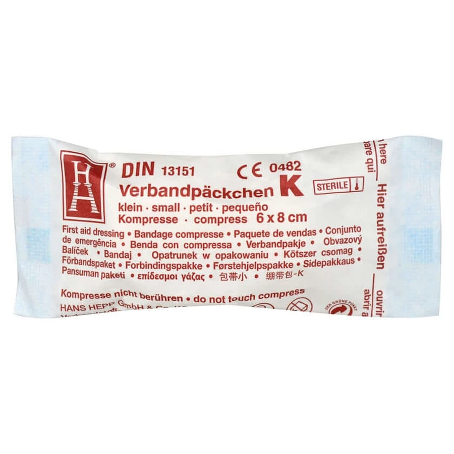 Dressing pack 6x8 cm K sterile 1 pc