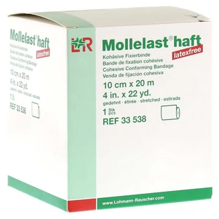 Mollelast vendas adhesivas sin látex 10 cmx20 1 ud.