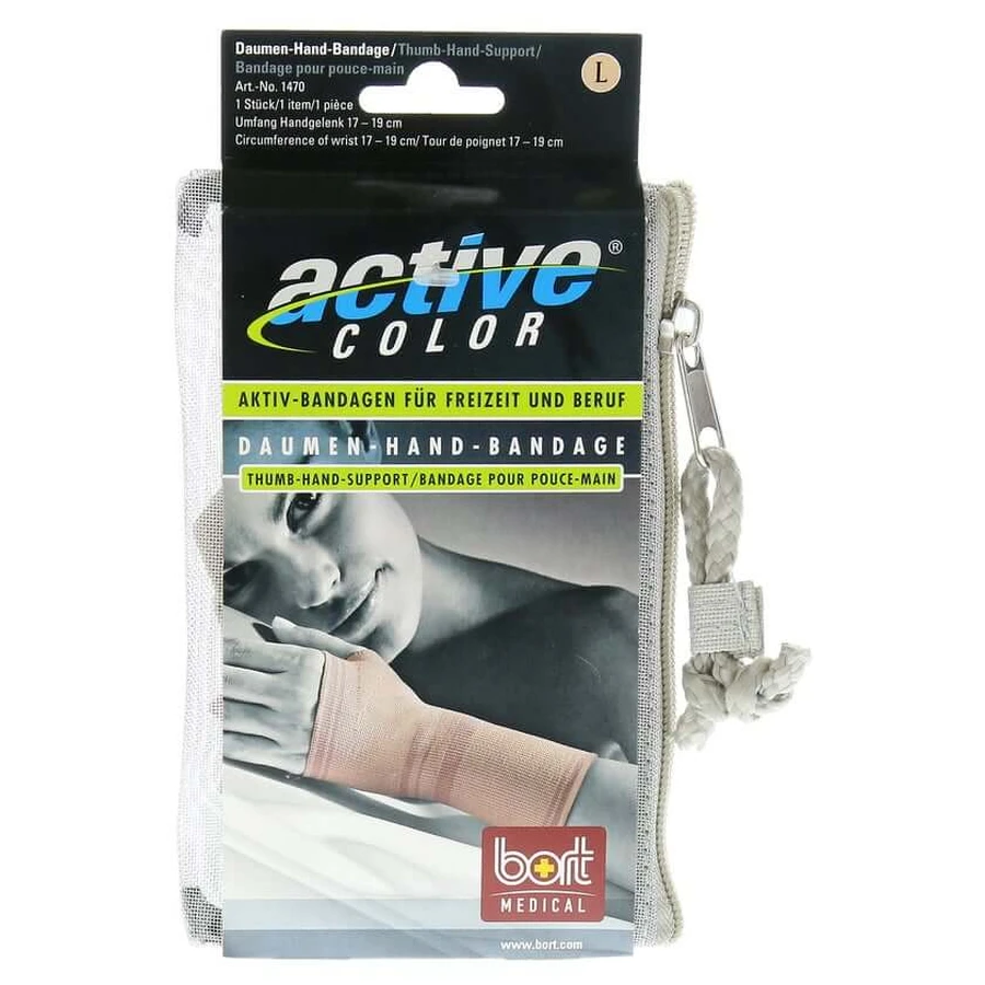 BORT Activecolor Bandă de mână pentru degetul mare.L piele 1 buc
