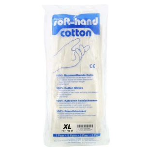 Cotton gloves size xl 5X2 pcs