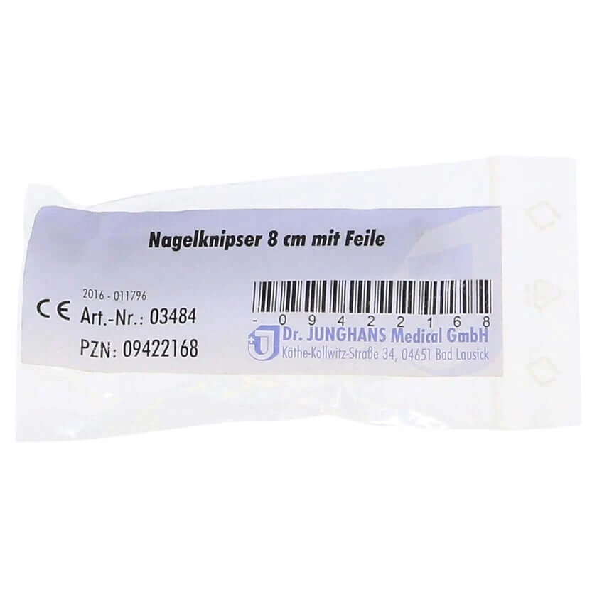 Nail clipper 8 cm with file 1 pc