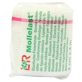 Mollelast zwachtels 4 cmx4 m wit 1 st