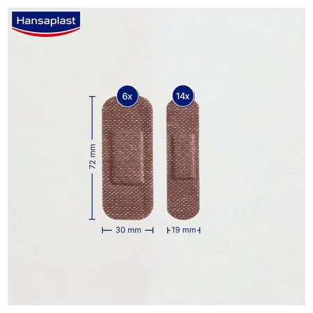 Hansaplast Sensitive Pflasterstrips haut 20 St
