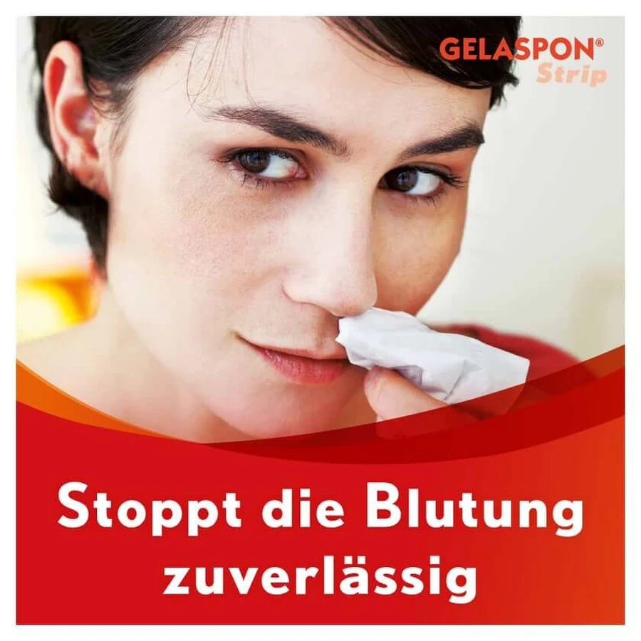 Gelaspon Strip 1x1x4 cm Gelatin sponge 4 pcs
