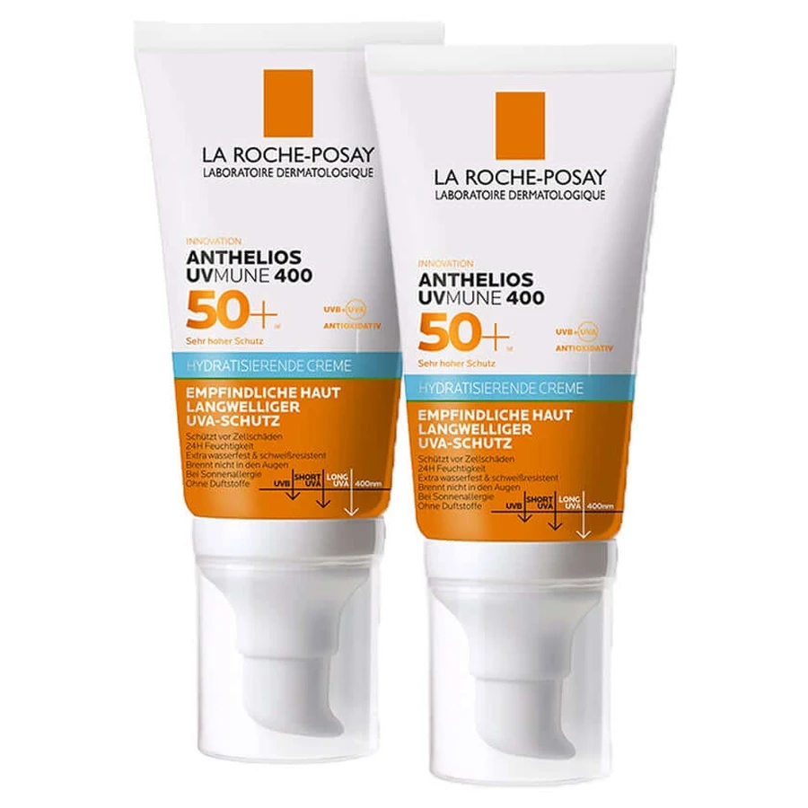 La RochePosay Crème Anthelios UVMune 400 2X50 ml