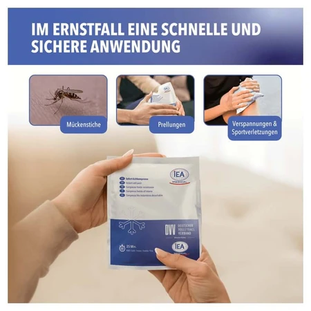 IEA Medical Sofort Kaltkompresse - 5er Box 5 St