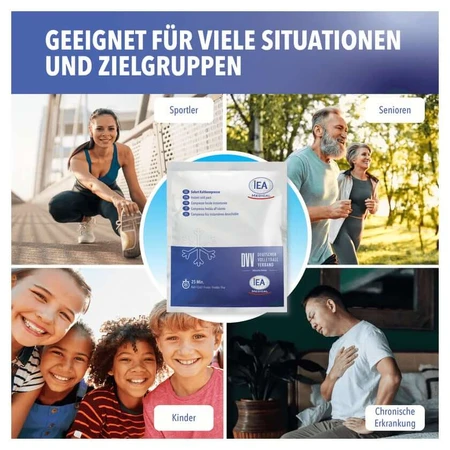 IEA Medical Sofort Kaltkompresse - 5er Box 5 St
