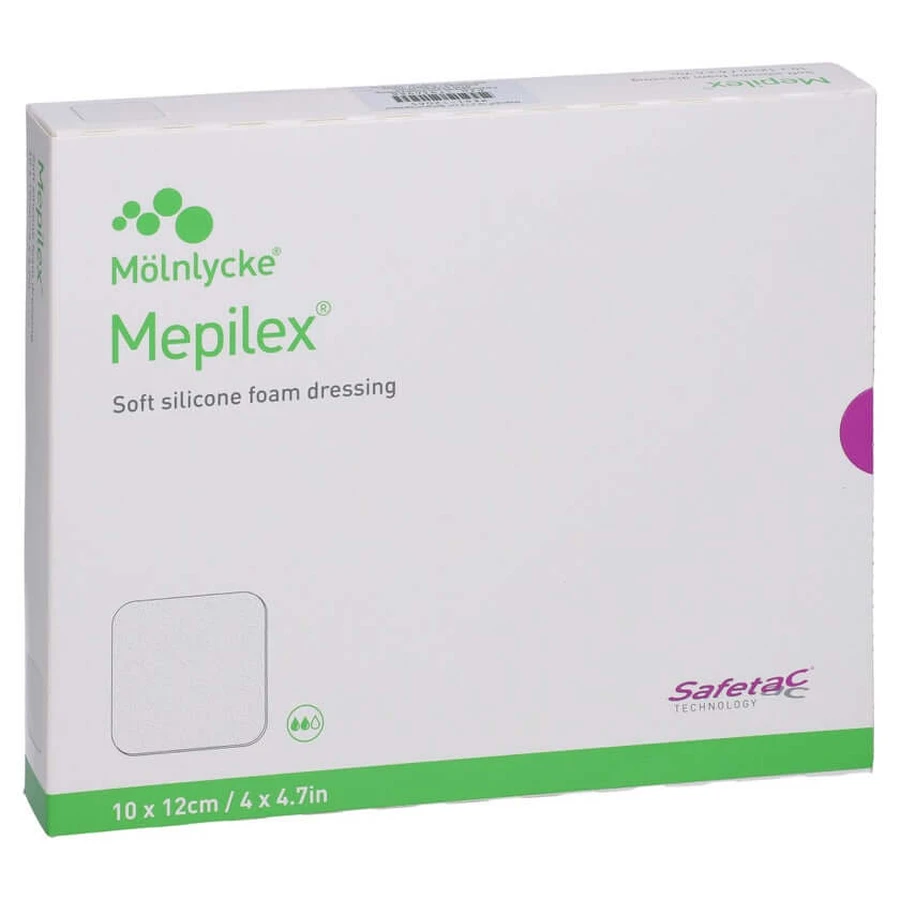 Mepilex 10x12 cm apósito de espuma 5 uds.