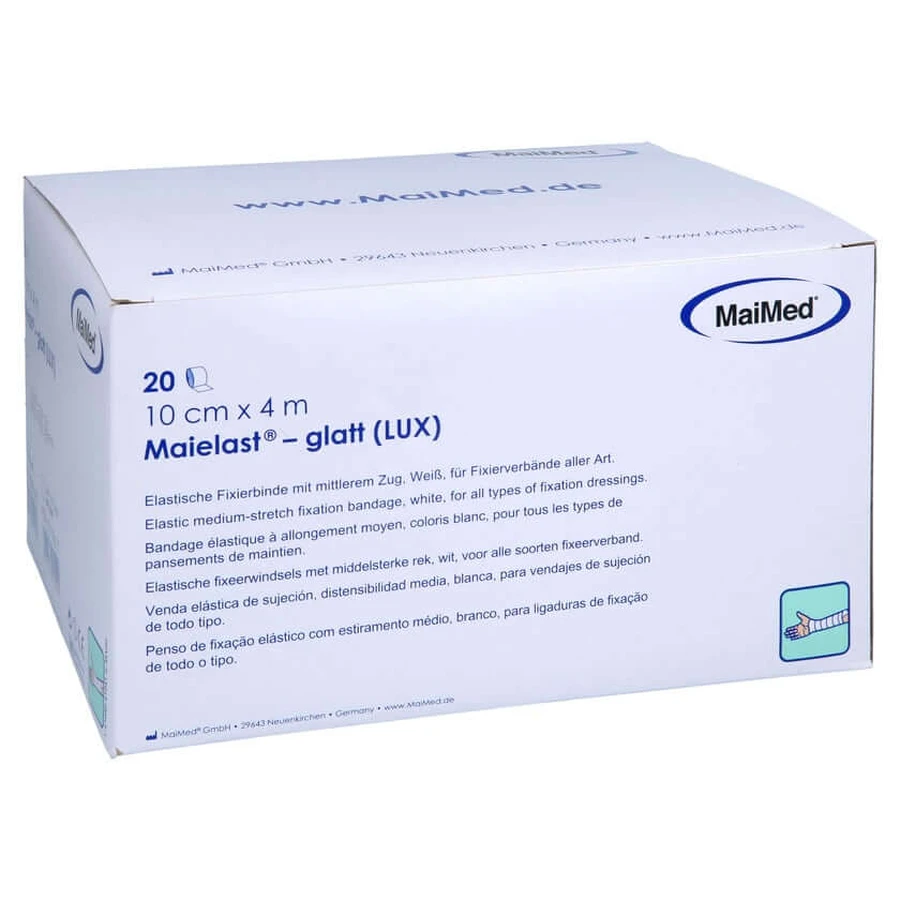 Maielast Bandages lisses 10 cmx4 m 20 pcs.