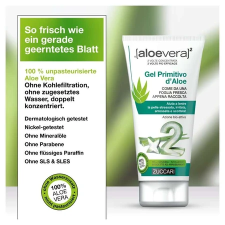 Aloe Vera Gel Refreshing Pure Zuccari 150 ml
