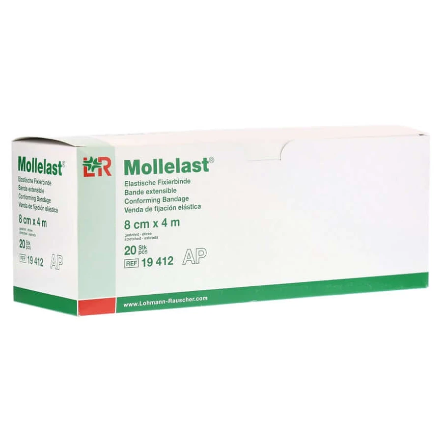 Mollelast Binden 8 cmx4 m weiß 20 St