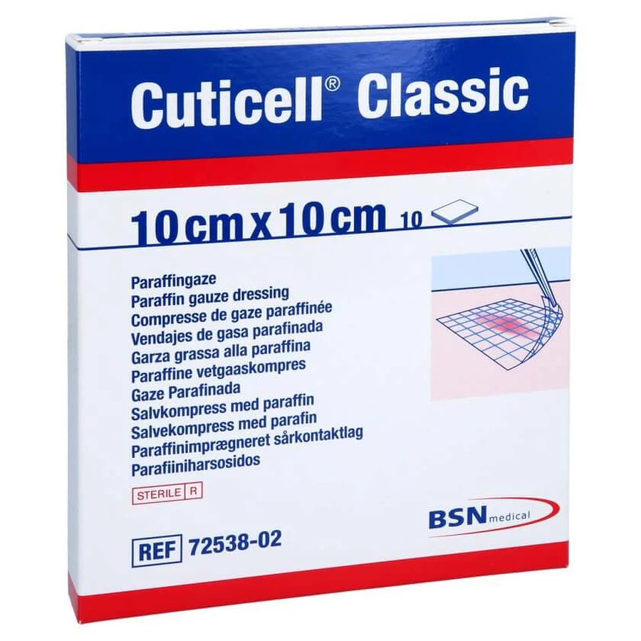 Cuticell Classic Gasa para Heridas 10x10 cm 10 uds.