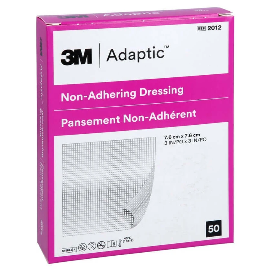 Adaptic 7.6x7.6 cm moist wound dressing 2 50 pcs.