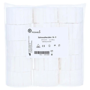 Getande katoenen rollen maat 2 diam.10 mm 300 g