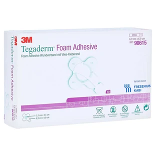 Tegaderm schuimlijm FK 6,9x6,9 cm kre 10 st.
