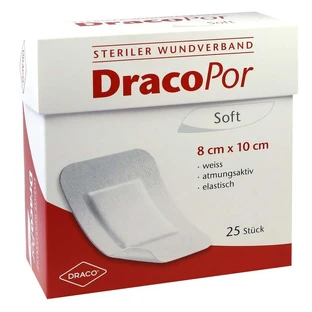 Dracopor opatrunek na ranę 8x10 cm sterylny 25 szt.