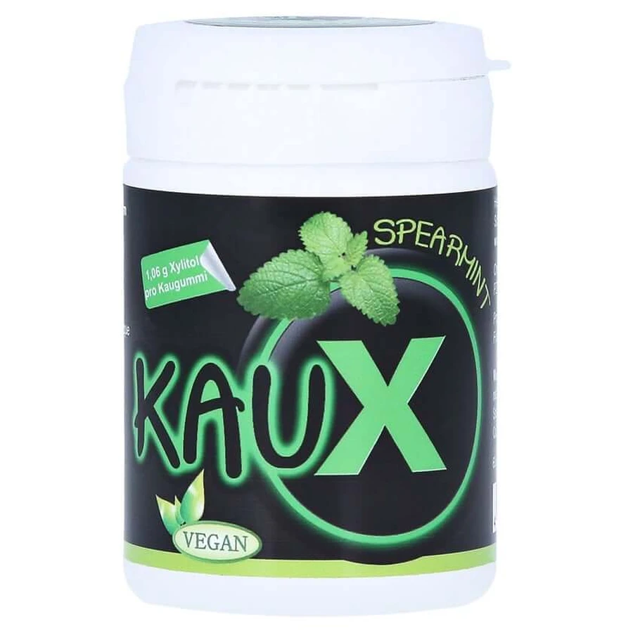 KAUX dental care chewing gum Spearmint with Xy 40 pcs.