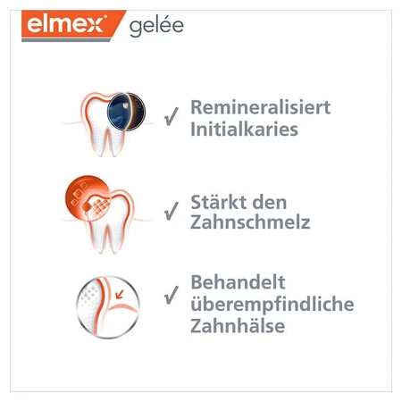 elmex gelée Zahnpasta und Zahnbürste 1 Set