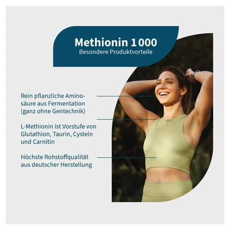 Methionine 1000 Capsules 120 Capsules