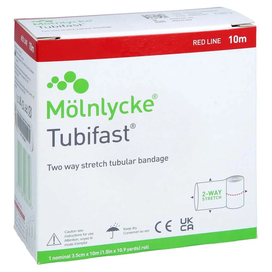 Tubifast 2-way Stretch 3,5 Cmx10 M Rojo 1 ud.