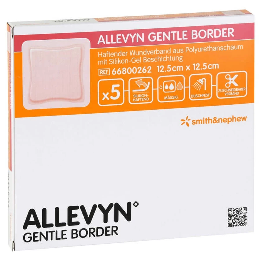 Allevyn Gentle Border 12,5x12,5 cm Show 5 pcs.