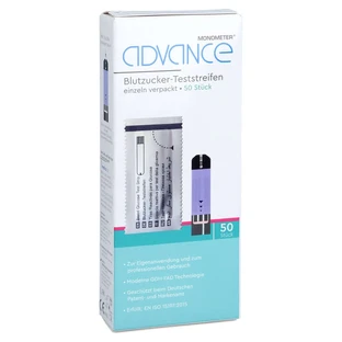 Advance Monometer Blood Glucose Teststr.GDH 50X1 pc