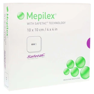 Mepilex 10x10 cm foam dressing 5 pcs.