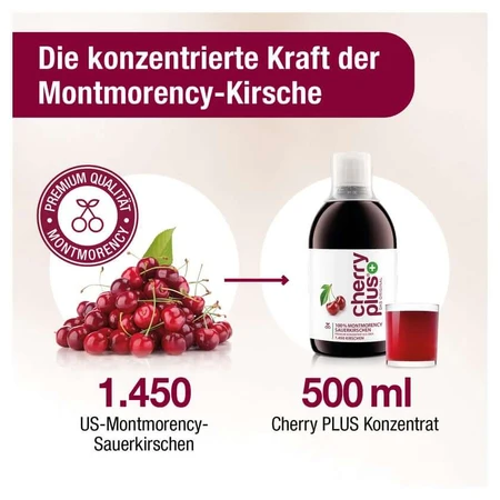 Original Montmorency Sauerkirsch Konzentrat – Cherry PLUS® 500 ml