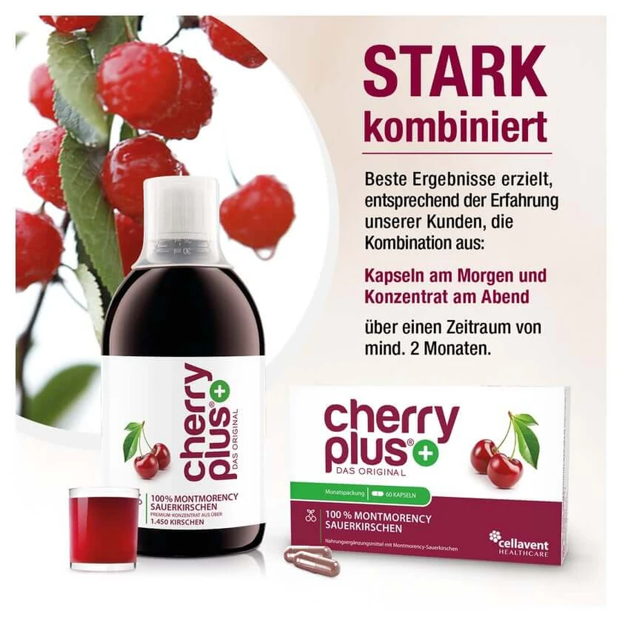 Original Montmorency Sauerkirsch Konzentrat – Cherry PLUS® 500 ml