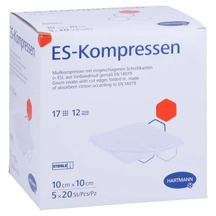 Es-compresses sterile 10x10 cm bulk pack 5X20 pcs