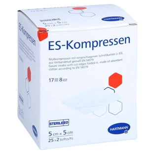 Es-compresses sterile 5x5 cm 8 fold 25X2 pcs.