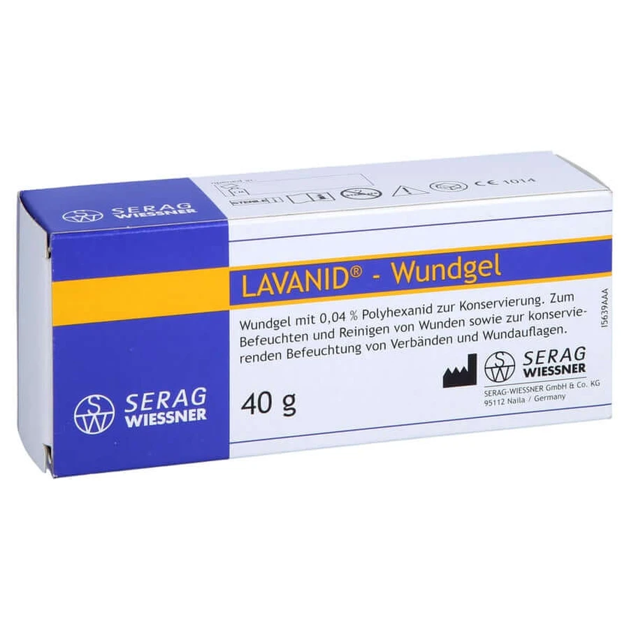 LAVANID gel para heridas con polihexanida al 0,04% 1X40 g