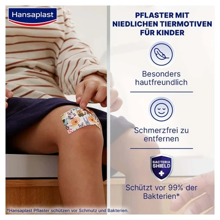 Hansaplast Sensitive plâtre pour enfants 6 c 1 pc