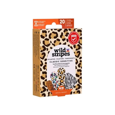 Wildstrepen Sensitive Pleister - Dierenontwerp 20 stuks.