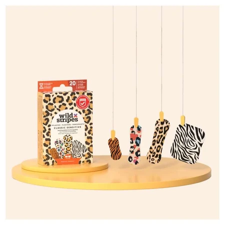 Wildstrepen Sensitive Pleister - Dierenontwerp 20 stuks.