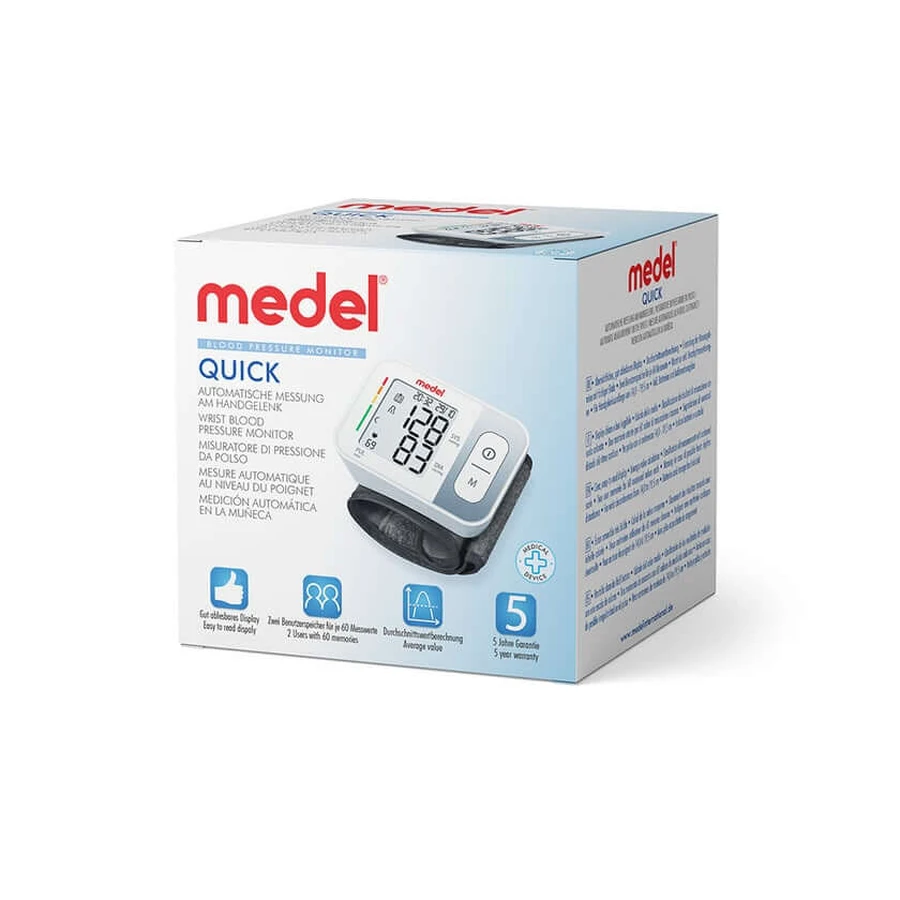 Medel Quick Handgelenk-Blutdruckmessgerät 1 St