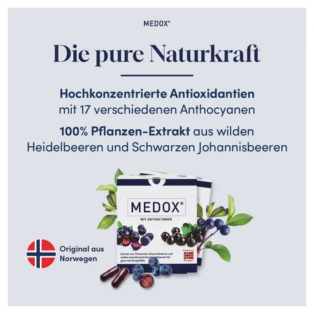 MEDOX - Anthocyanins from wild berries vegan capsules 30 Capsules