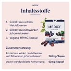 MEDOX - Anthocyanins from wild berries vegan capsules 30 Capsules