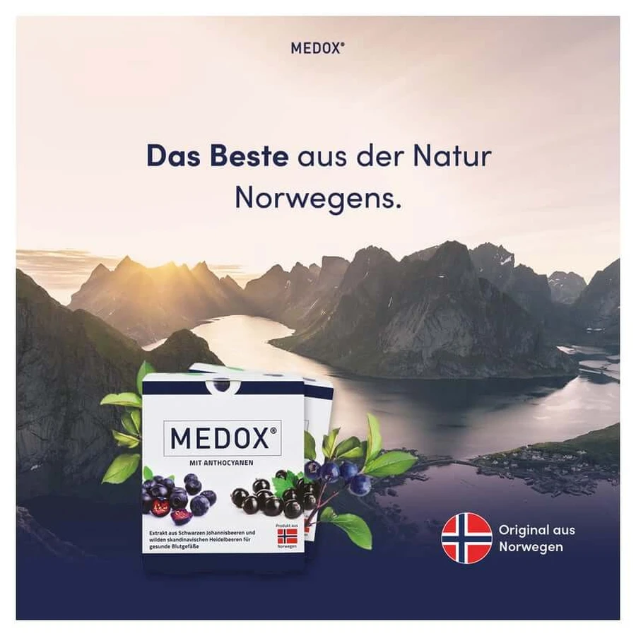 MEDOX - Anthocyanins from wild berries vegan capsules 30 Capsules