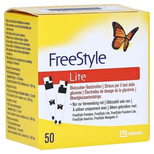 Freestyle Lite Teststreifen ohne Codiere 50 St