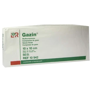 Gazin gauze compress 10x10 cm non-sterile 32x 50 pcs.